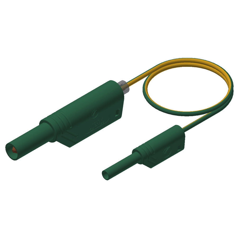 SKS Hirschmann Test & Measurement MAL S WS 2-4 100/1 gelb/gruen, yellow/green