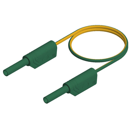 SKS Hirschmann Test & Measurement MVL S WS 25/1 Au gelb/gruen, yellow/green