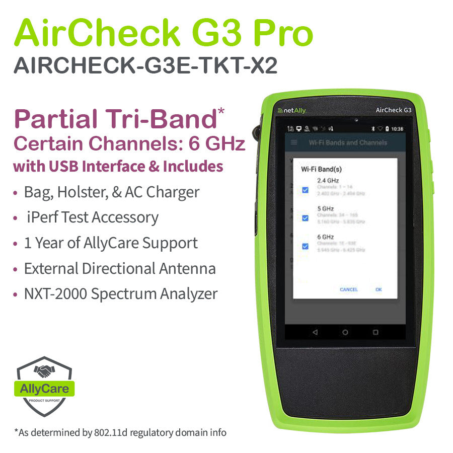 NetAlly AIRCHECK-G3E-TKT-X2