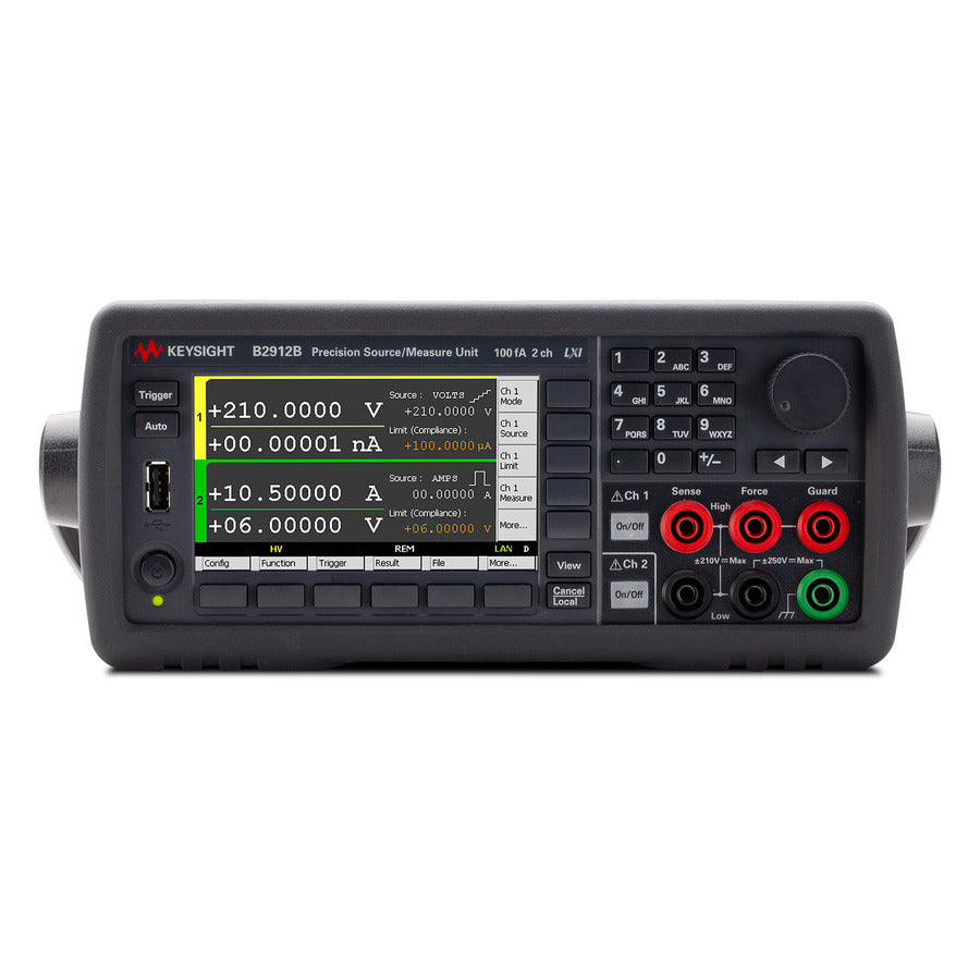 Keysight B2912B Präzisions-Source/Measure Unit (Zweikanal, 210V, 3A)