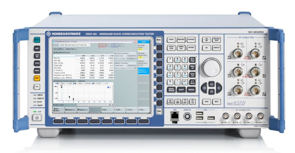 Rohde & Schwarz CMW500 H051B-F H052A-F H054A-B H055A-H H090A B100A Breitband-Funkkommunikationstester (Produktion LTE/5G Standard)