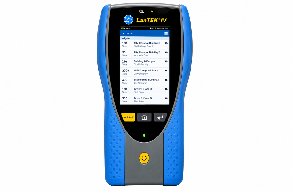 Trend Networks R164010 FiberTEK IV-MM LED- und SM-Laserkabeltester-Kit