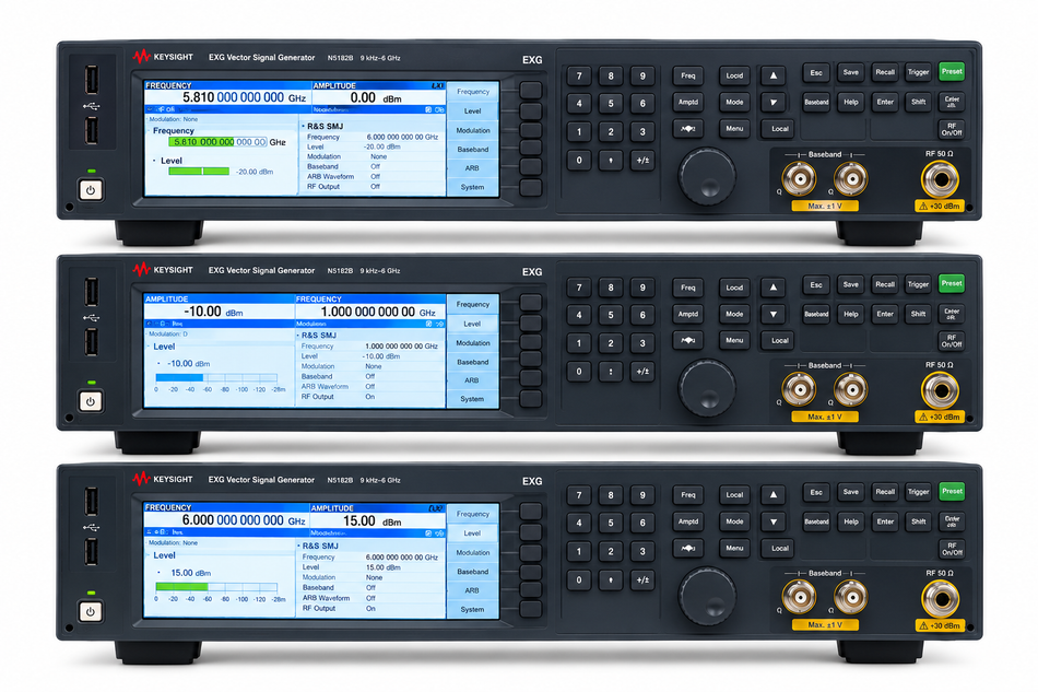 Keysight N5171B/N5171B-506 N5171B/N5171B-506: Frequency range, 9 kHz to 6 GHz