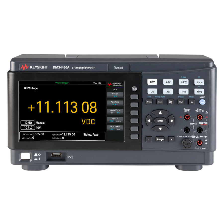 Keysight DM34460A Digital Multimeter, 6.5 Digit, 3 A, 1000 V, Truevolt ...