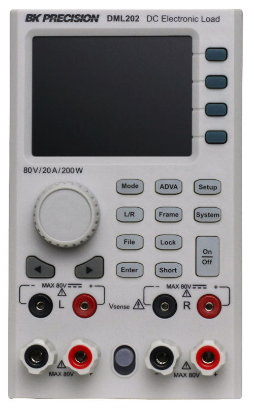 B&K Precision DML202 Dual-Channel DC Load Module 80 V / 20 A / 400 W