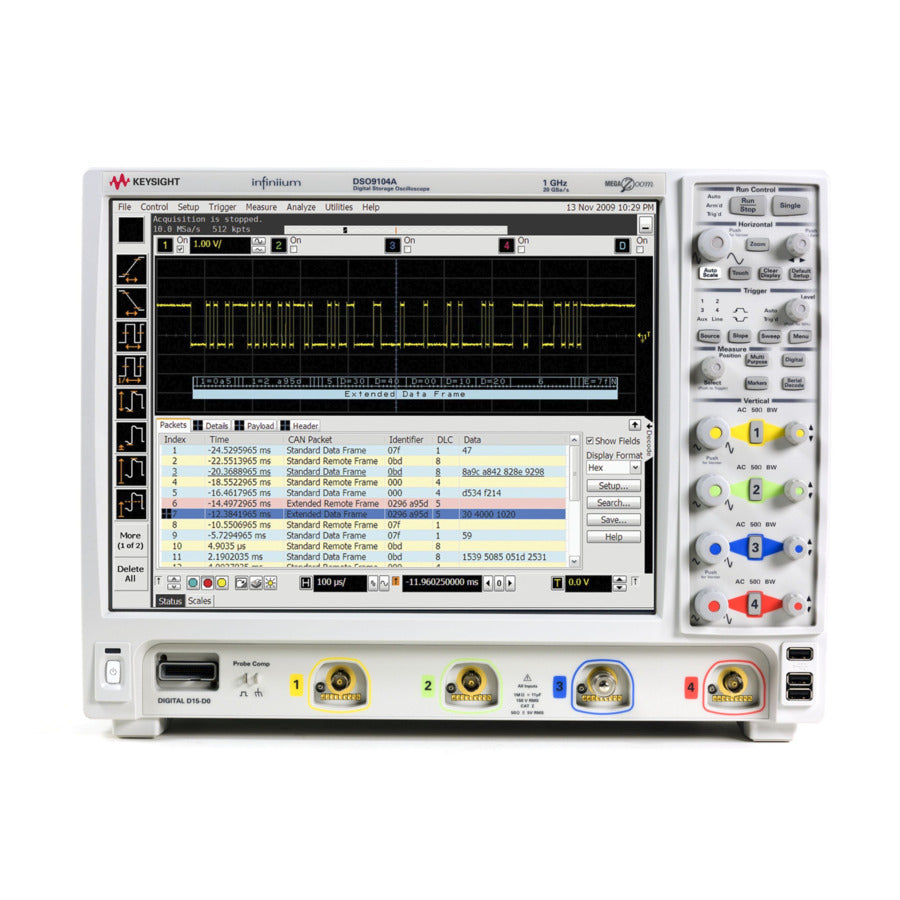 Keysight DSO9104A Infiniium Oszilloskop der Serie 9000 (1 GHz, 4 Kanäle)