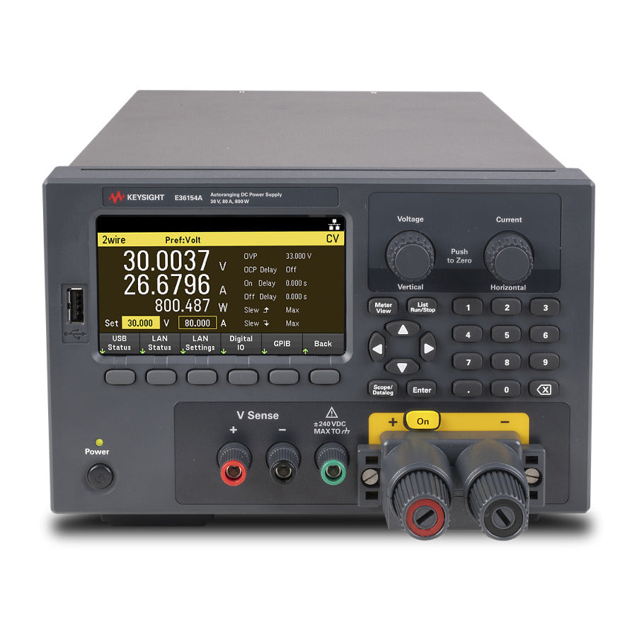 Keysight E36154A Autoranging DC Power Supply, 30V, 80A, 800W, E36150 Series
