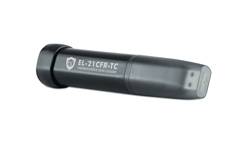 Lascar Electronics EL-21CFR-TC Temperature Data Logger, 200C, 21CFR Compatible K/J/T-Type Probes
