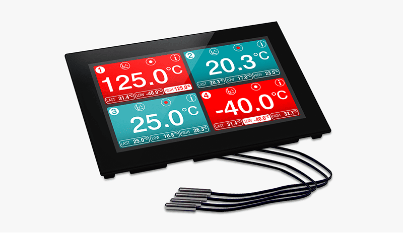 Lascar Electronics EL-SGD 70-ATP+ Four-Channel Temperature Data Logger with 4x EL-P-TP+