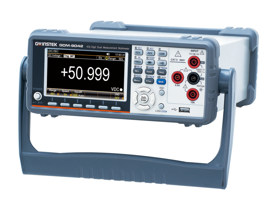 GW Instek GDM-9042GP Multimeter, Dualmessung, GPIB, TRMS, 50000 Counts, GDM-904x Serie