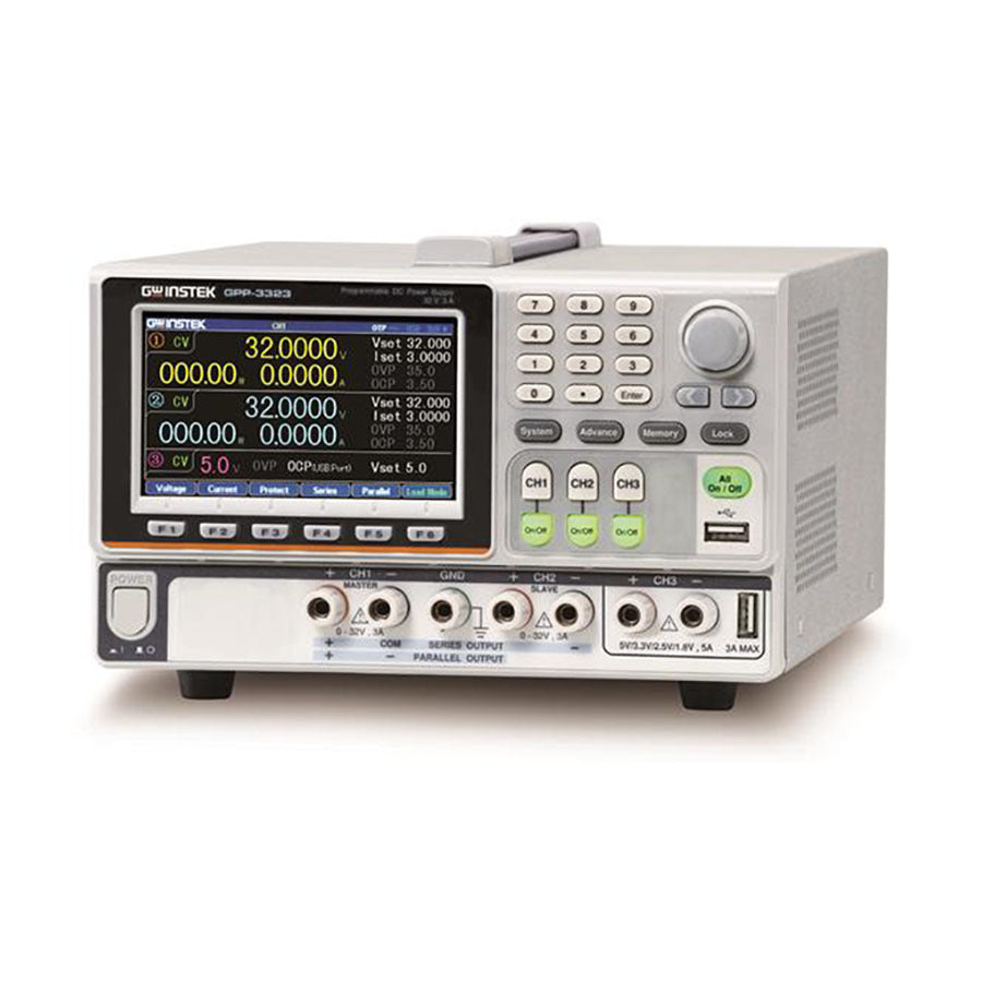 GW Instek GPP-3323  217W-3-Channel, Programmable Linear D.C. Power Supply
