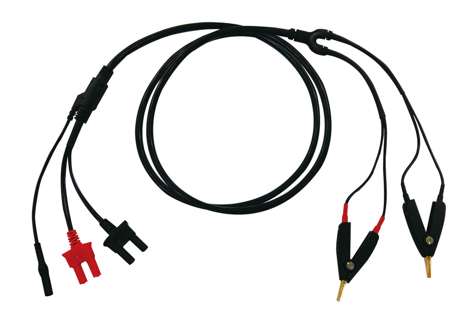 GW Instek GTL-309 geschirmtes Prüfkabel für GOM-804/805, 4-Draht, Kelvin-Klemme, 3m, GTL-Serie