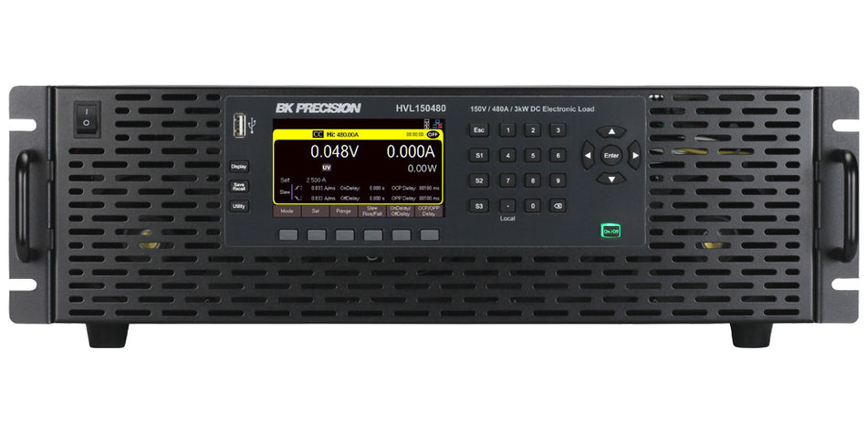 B&K Precision HVL150480 150 V, 480 A, 3 kW Programmierbare DC Elektronische Last