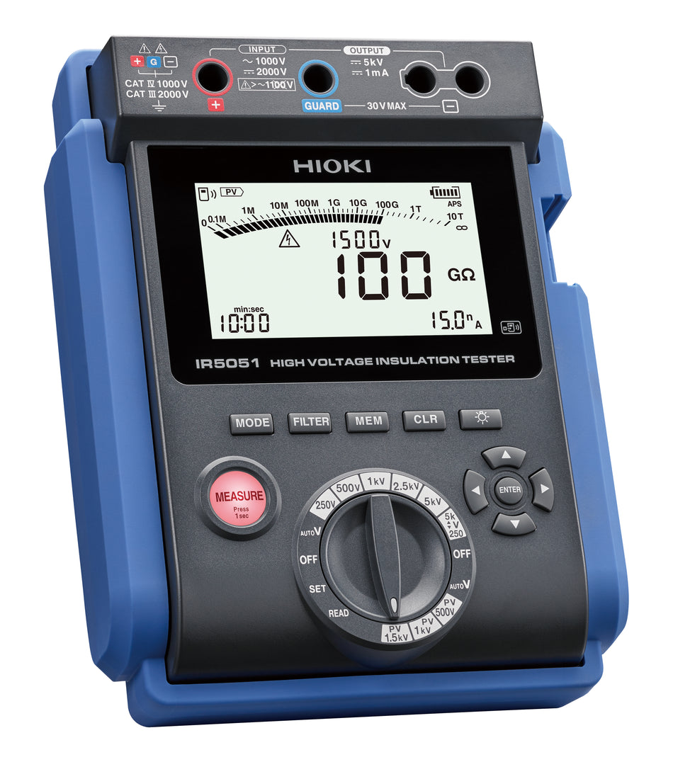Hioki IR5051-90 HOCHSPANNUNGS-ISOLATIONS TESTER/ WIRELESS-ADAPTER
