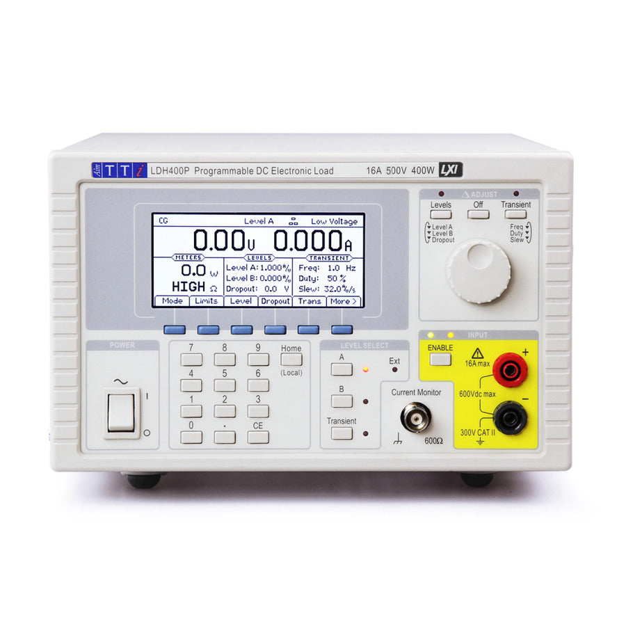 Aim-TTi LDH400P Elektronische DC-Last, 400W, 500V, 16A, USB, RS232, LAN, GPIB, LDH400 Serie
