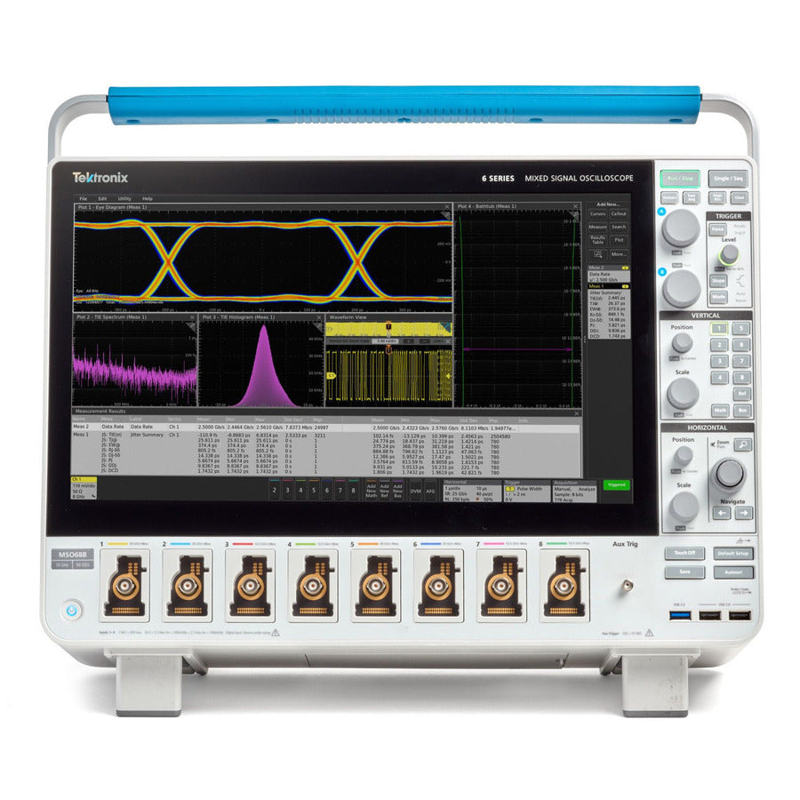 Tektronix MSO68B 6-BW-8000 6 Series B Mixed Signal Oscilloscope (10 GHz, 8-Ch)