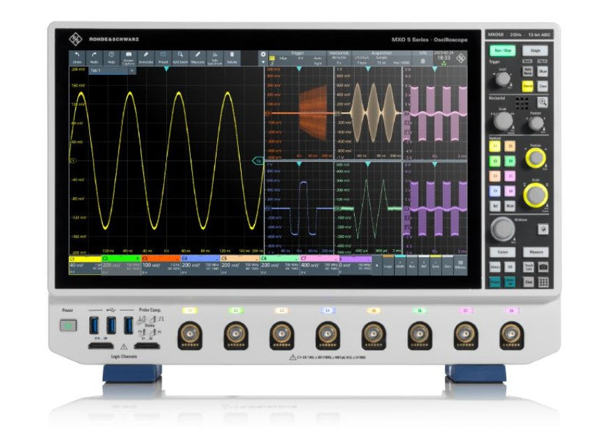 Rohde & Schwarz MXO58-BASC Oszilloskop der MXO5-Serie, 8 Kanäle, Basiseinheit (1 GHz)