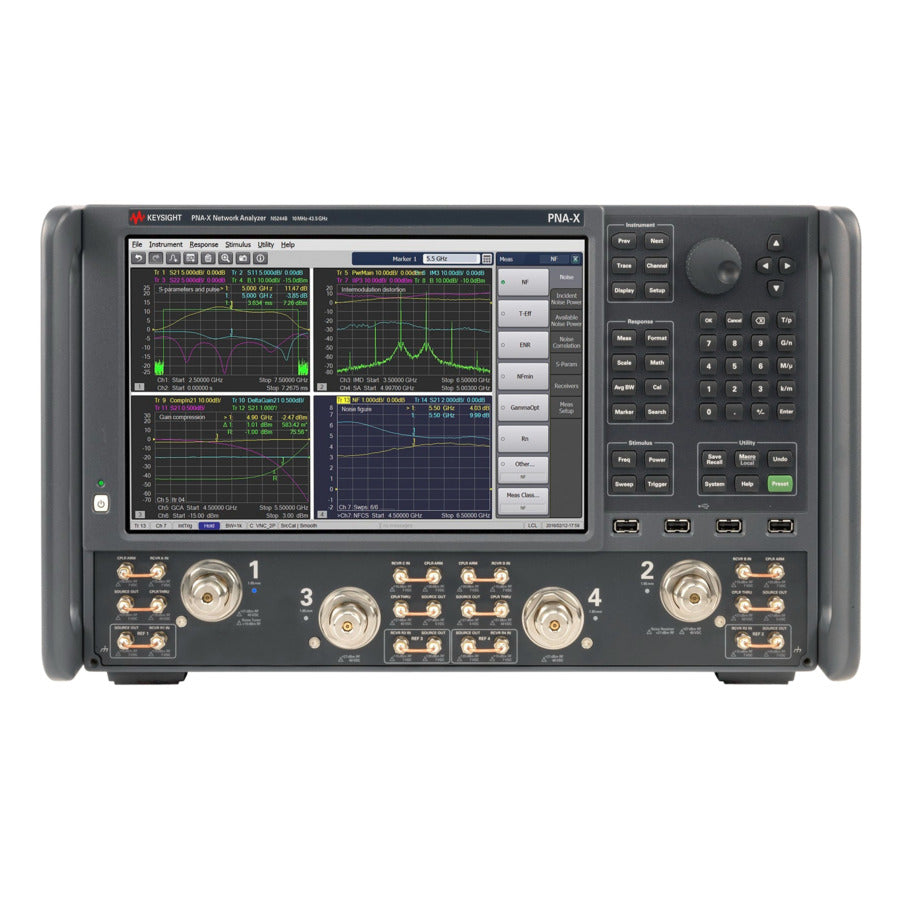 Keysight N5244B 422 020 029 Win7 PNA-X Microwave Network Analyzer (900 Hz to 43.5 GHz)