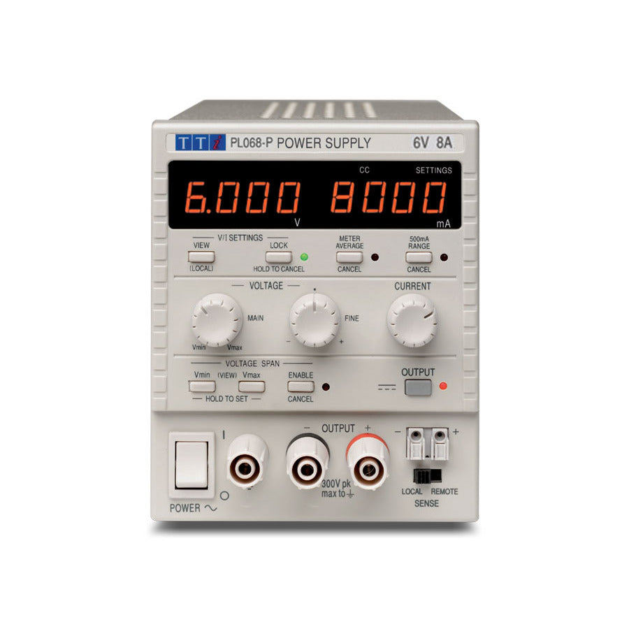 Aim-TTi PL068-P DC-Netzteil, Einzelausgang, 6V, 8A, 48W, USB, RS232, LAN, PL-Serie