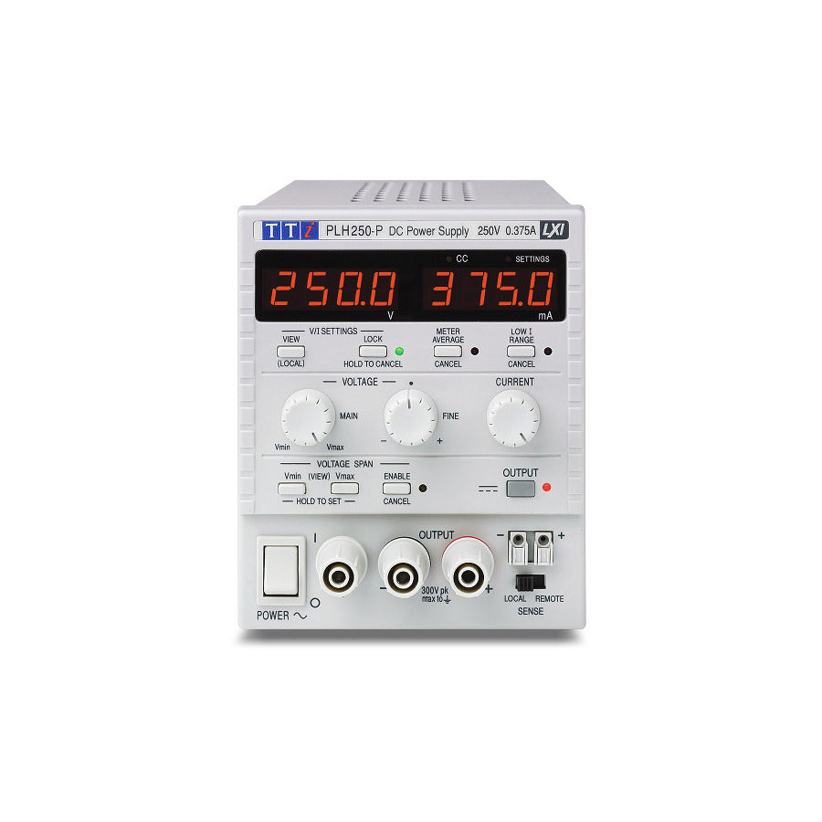Aim-TTi PLH250 Hochspannungs-Gleichstromnetzteil, Einzelausgang, 250V, 0,36A, 94W, PLH-Serie