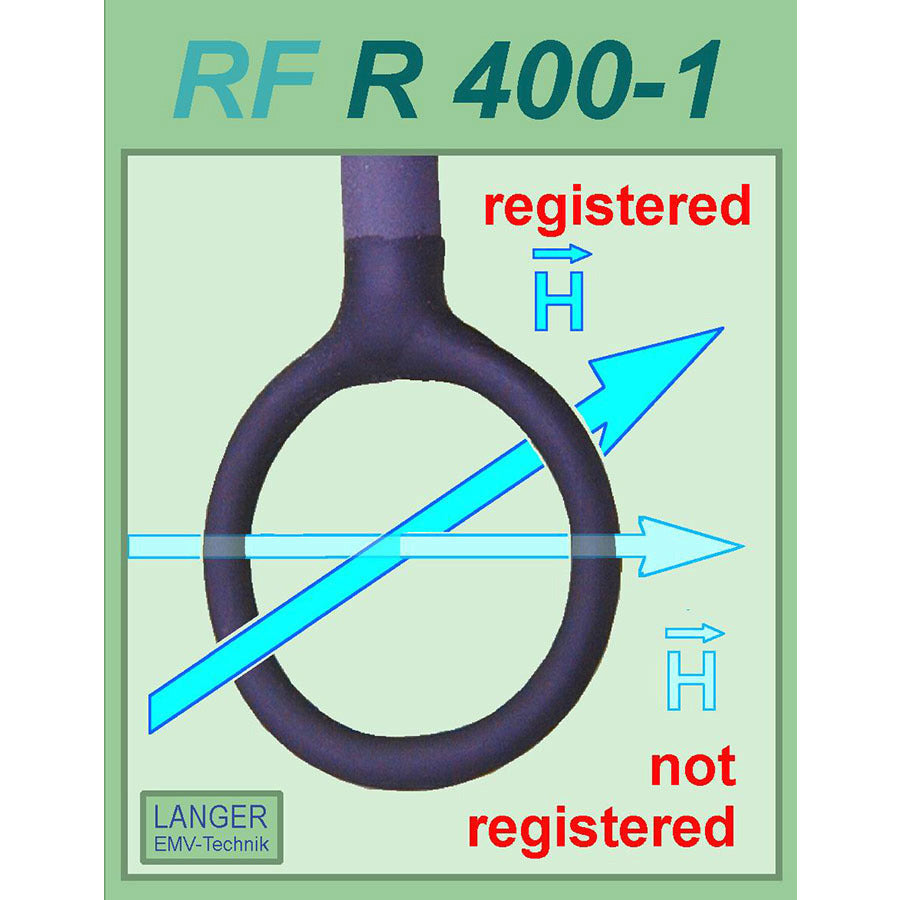 Langer RF-R 400-1 H-Field Probe, 30MHz to 3GHz, SMB, Male, Jack Connec ...