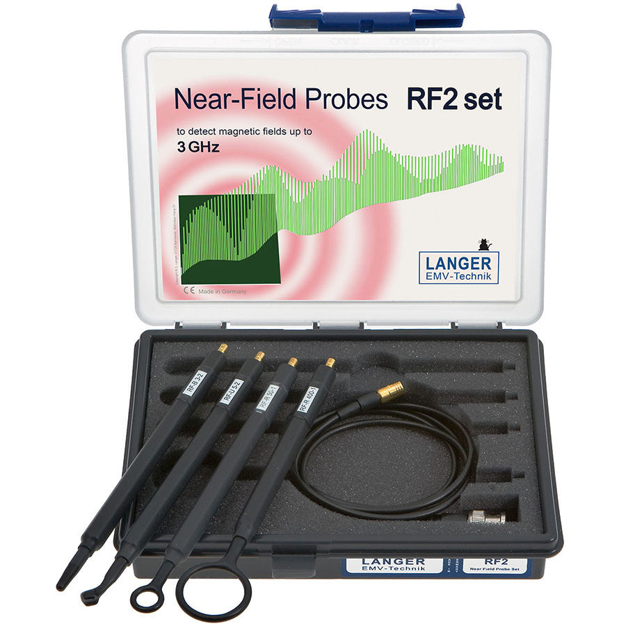 Langer RF2 set Near-Field Probes, 30MHz to 3GHz, SMB, Male, Jack Conne ...