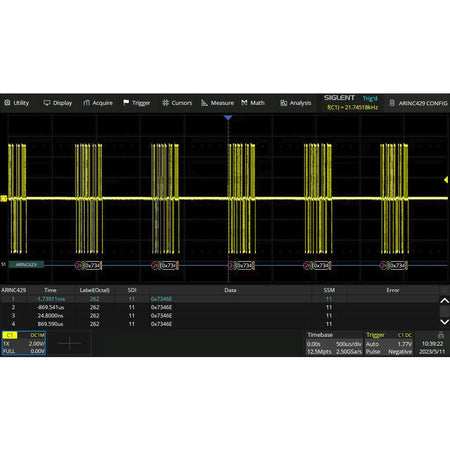 Siglent SDS-5000X-ARINC