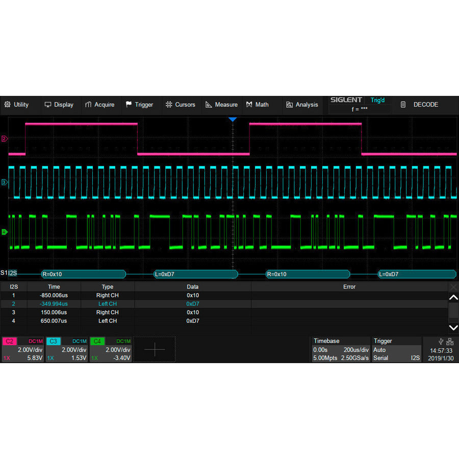 Siglent SDS2000XP-I2S