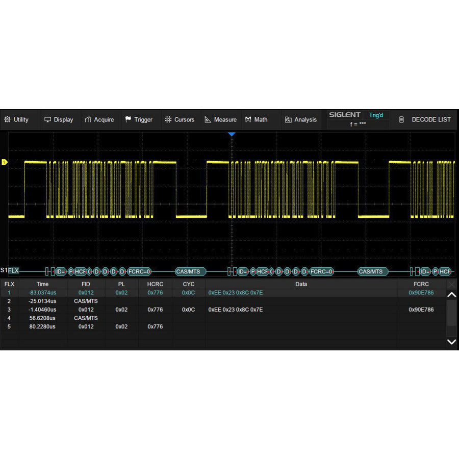 Siglent SDS3000HD-FlexRay