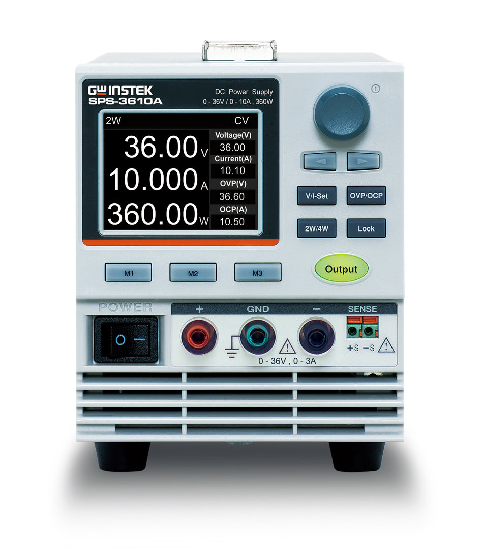GW Instek SPS-3610A Einkanaliges Schaltnetzteil (36 V / 10 A)