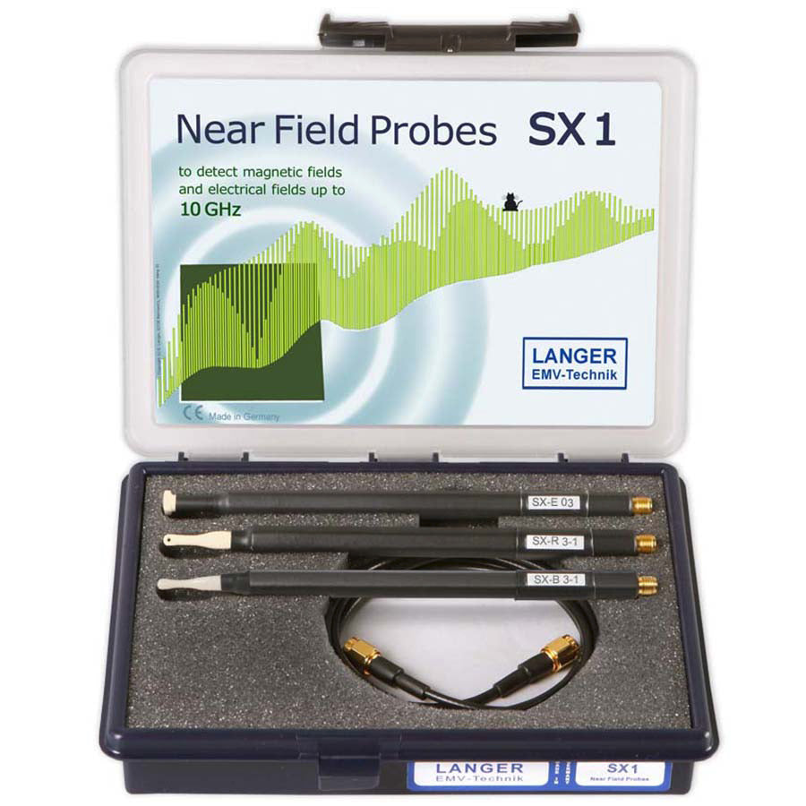 Langer SX1 set Near-Field 3 Probes Set, E 03/B 3-1/R 3-1, 1 to 10GHz ...