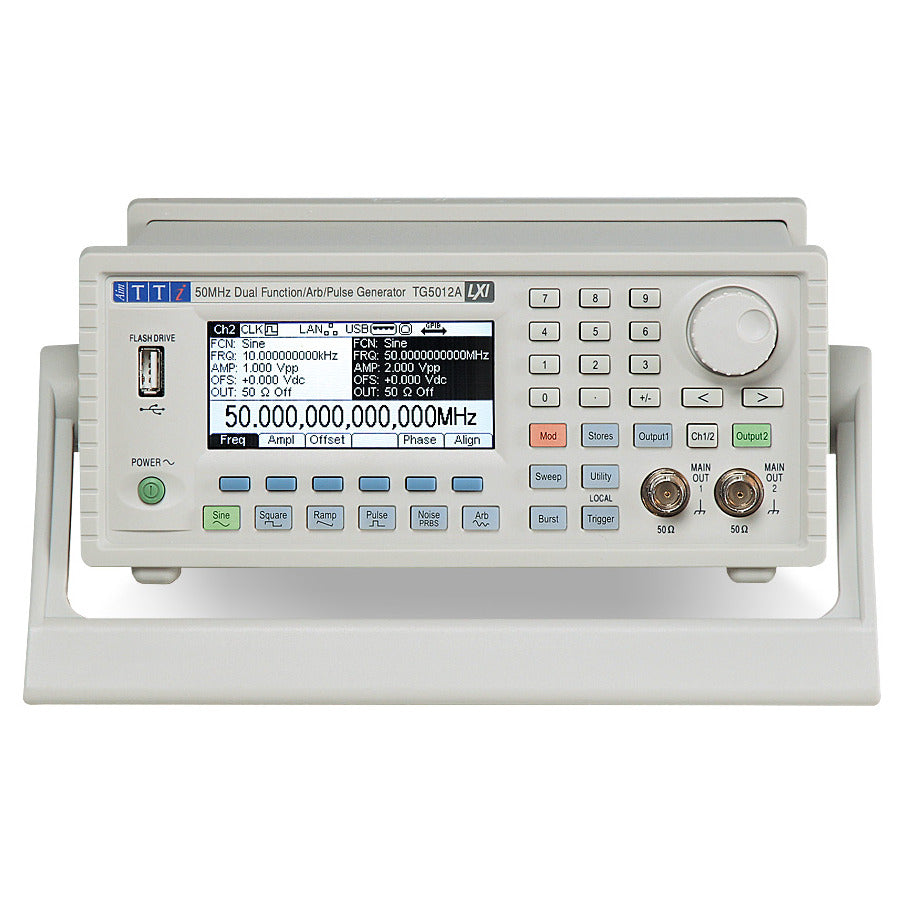 Aim-TTi TG2512A Funktions-/Arbiträr-/Pulsgenerator, hohe Leistung, 2 Kanäle, 25 MHz, Serie TG251xA