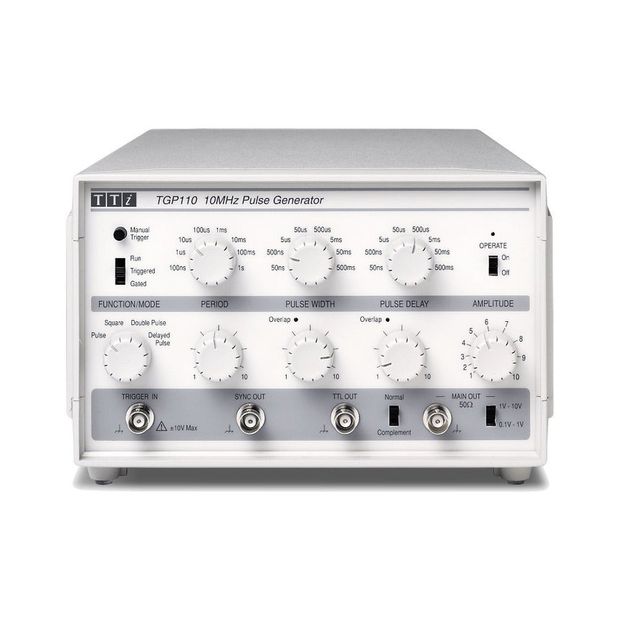 Aim-TTi TGP110 Pulsgenerator mit Verzögerung (einstellbar), 0,1Hz bis 10MHz, 50ns, 50Ohm