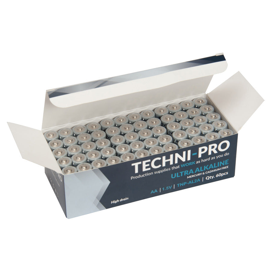 Techni-Pro TNP-AL2A-CS AA Batterie, 1,5V, Alkali, AA, 60 Batterien/Karton