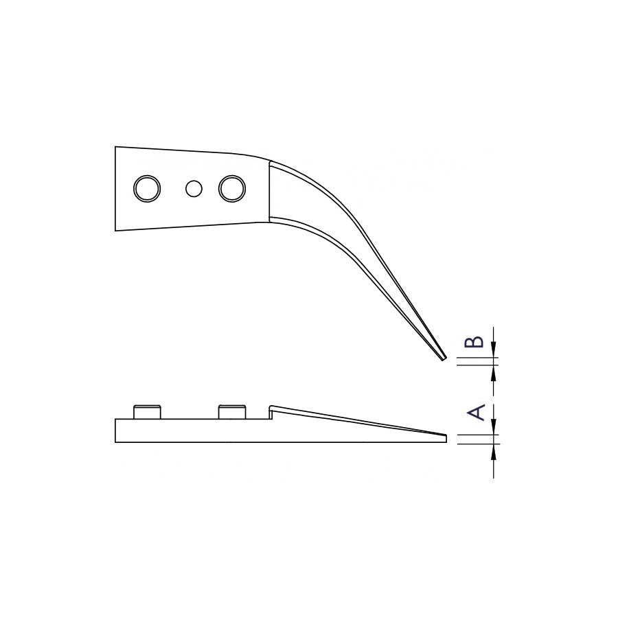 Techni-Pro TNP-TWZ-PT-A277CF ESD Kunststoffspitzen, Stil 277, Carbonfaser, für 277CFR.SA, gebogen, 1.2"
