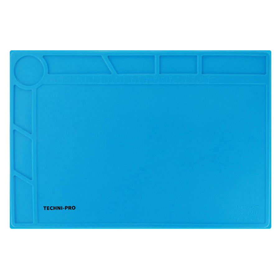Techni-Pro WRKMAT34X23 Löt-Silikon-Arbeitsmatte, RoHS, hochtemperaturbeständig, 34 x 23 cm