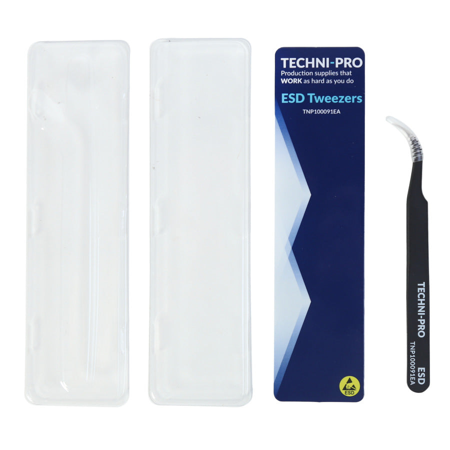 Techni-Pro ESDWZ205 ESD Economy Pinzette, 205, mit Antistatik-Beschichtung