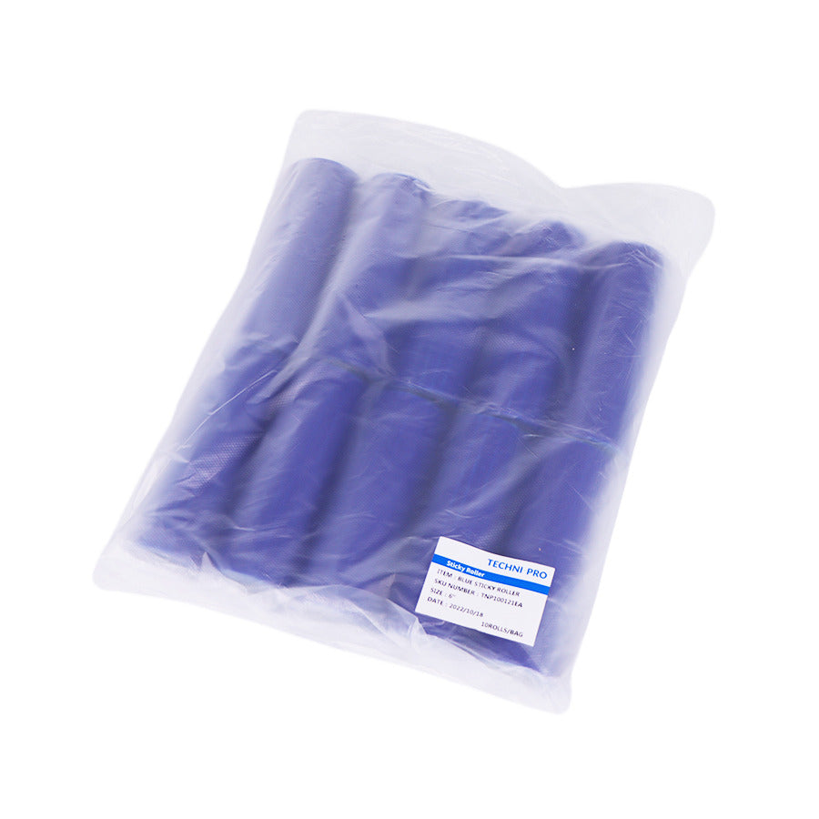 Techni-Pro STROLL6 Kleberolle ohne Griff, LDPE, 6", blau, 10er-Pack