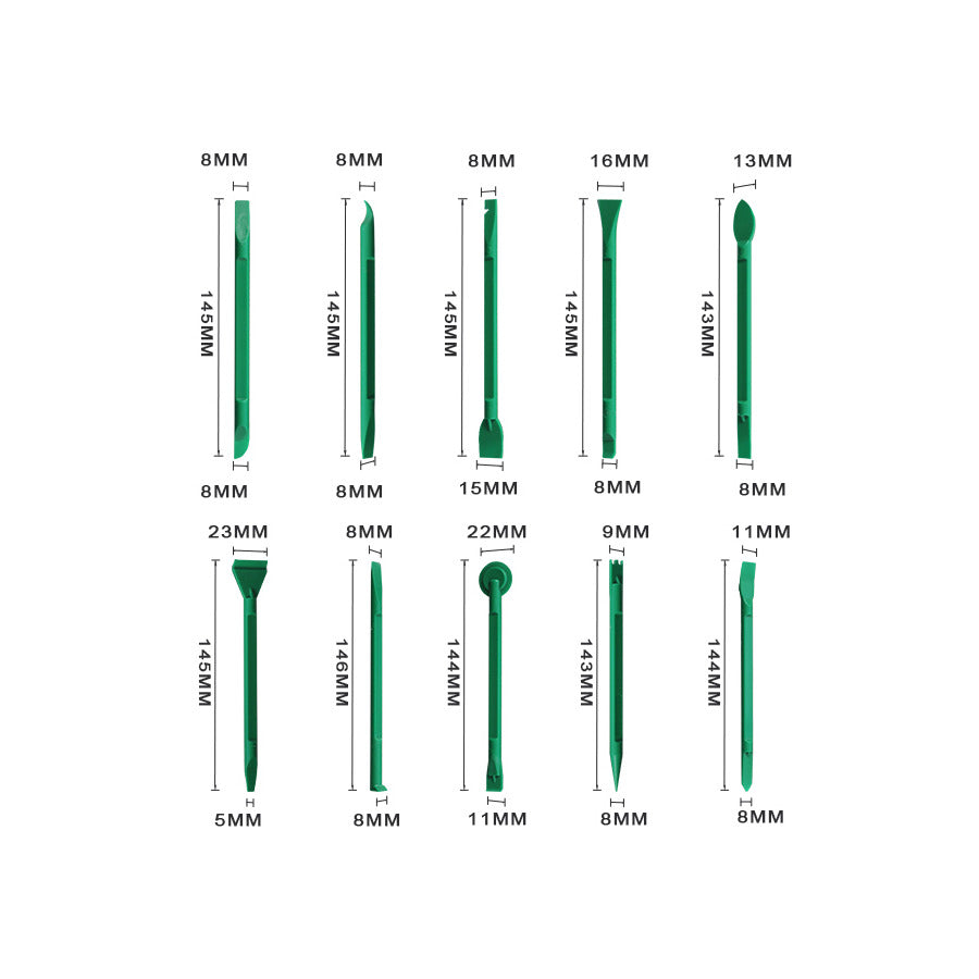 Techni-Pro PryKit10Pc ABS Hebelwerkzeugsatz, Kunststoff, antistatisch, kratzfest, 10-teilig