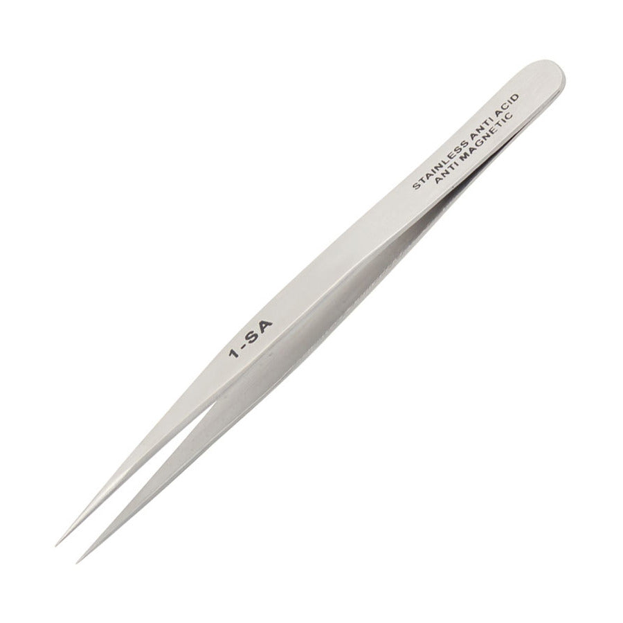 Techni-Pro TST-1-SA Pinzette, Economy, sehr gerade, feine Spitze, 4.75" Gesamtlänge