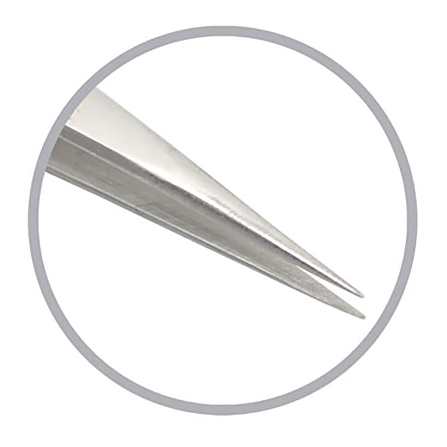 Techni-Pro TST-1-SA Pinzette, Economy, sehr gerade, feine Spitze, 4.75" Gesamtlänge