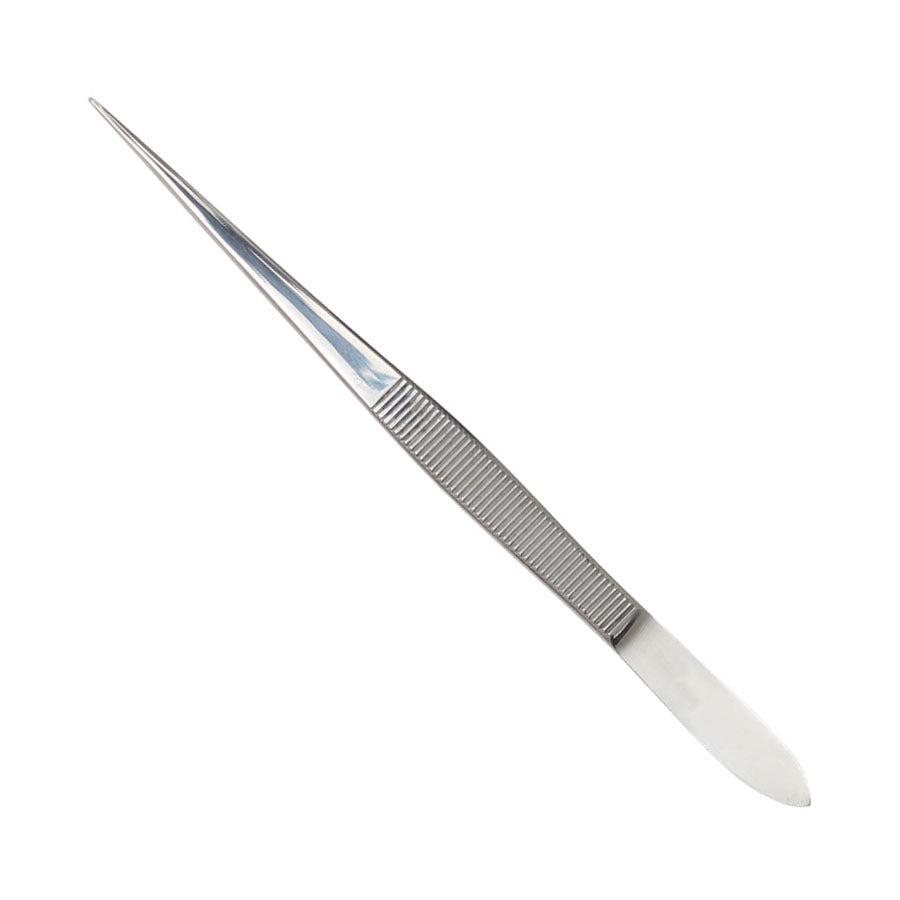 Techni-Pro TST-20A-1 Pinzette, Economy, scharfe Spitze, gezahnt, 11,43 cm Gesamtlänge