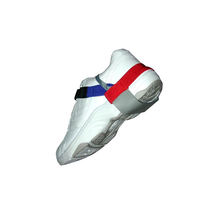 Techni-Pro TST-HEELSTRAP-NM-RED Fersenableiter, nicht abfärbend, 2-lagiger Gummi, ESD-sicher, Grau/Rot