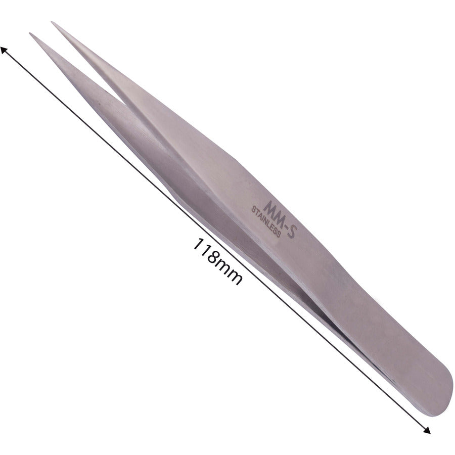 Techni-Pro TST-MM-SA Pinzette, Economy, Universell, Stabil, Scharf, 5" Gesamtlänge