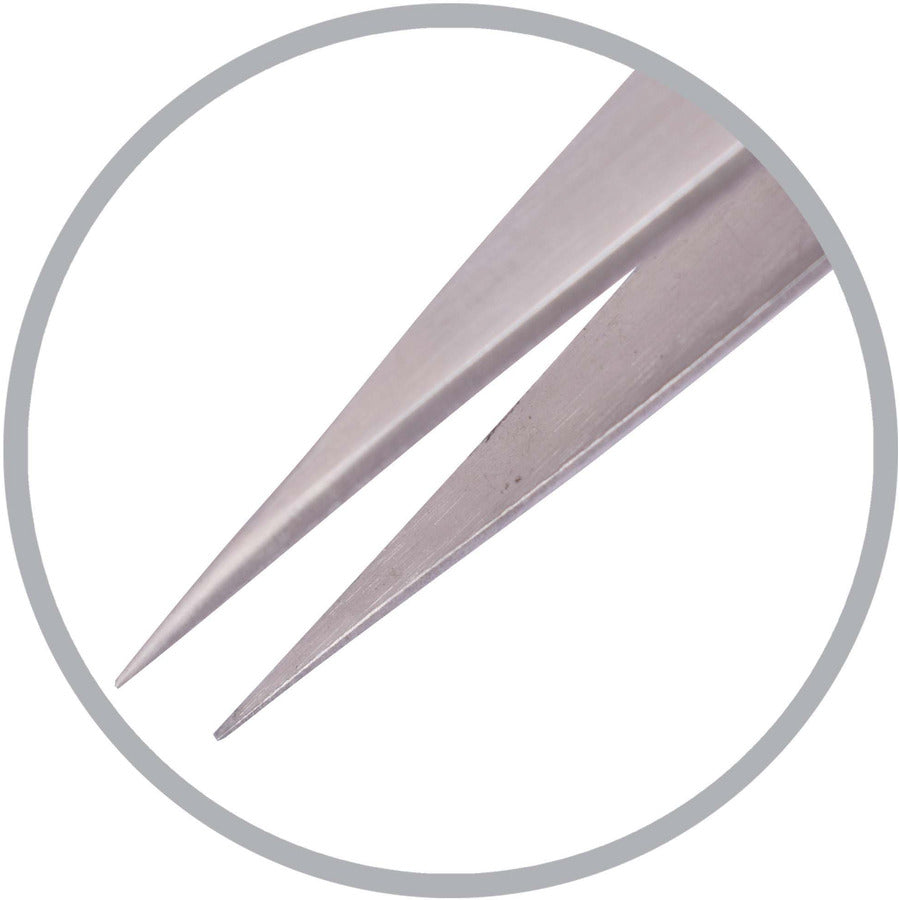 Techni-Pro TST-MM-SA Pinzette, Economy, Universell, Stabil, Scharf, 5" Gesamtlänge