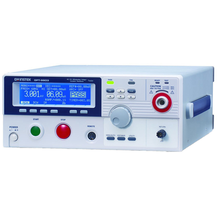 Gw Instek Rps GW Instek GPT-9803 | GW Instek Hipot, Electrical Safety - TestEquity GmbH