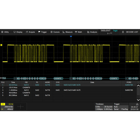 Siglent SDS-5000X-FlexRay