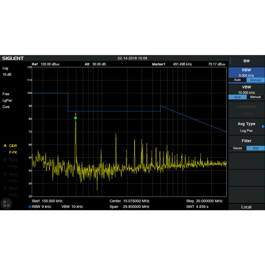 Siglent SVA1000X-EMI